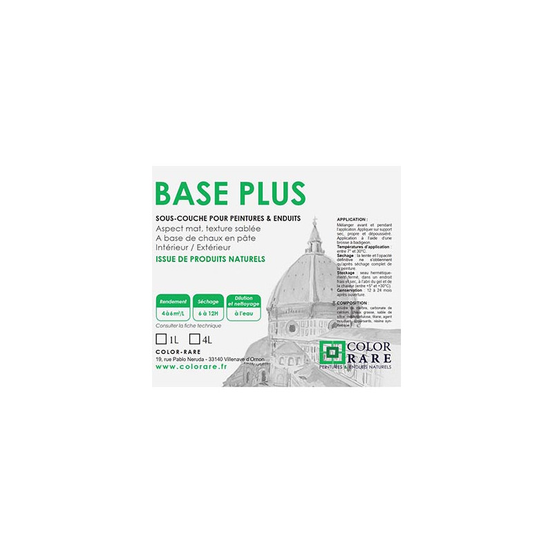 BASE PLUS - Sous-couche à la chaux