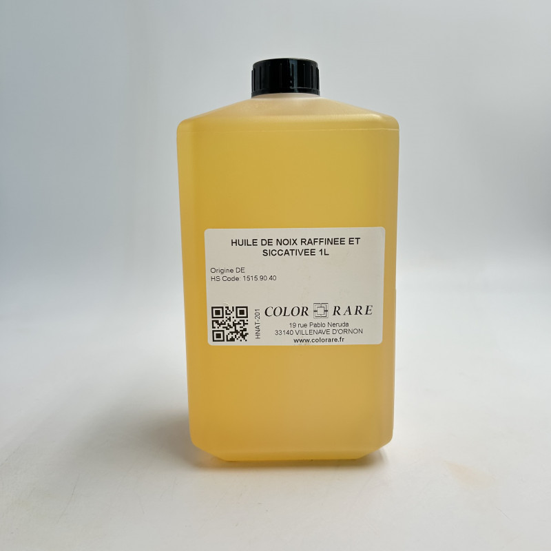 HUILE DE NOIX RAFFINEE ET SICCATIVEE