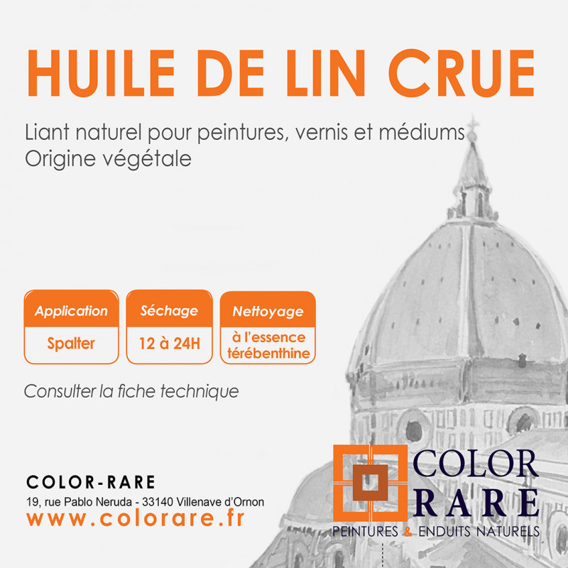 HUILE DE LIN CRUE