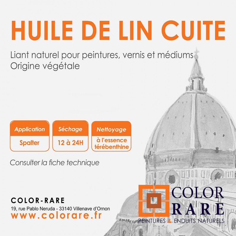 HUILE DE LIN CUITE