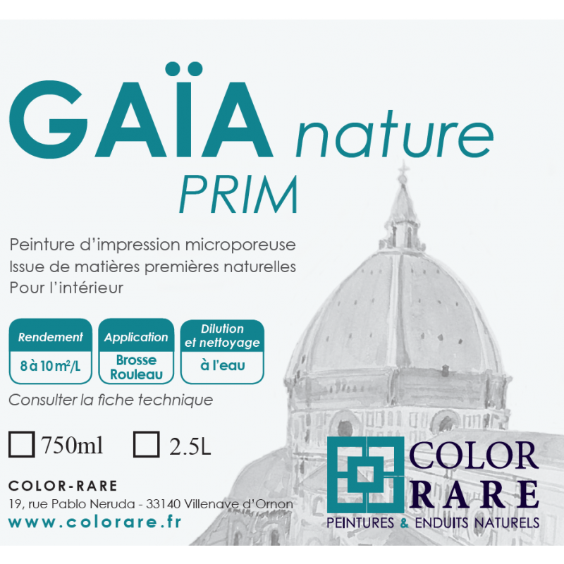GAÏA PRIM' - Sous-couche pour peintures biosourcées