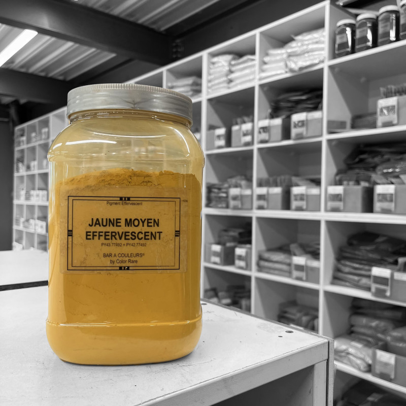 JAUNE MOYEN EFFERVESCENT