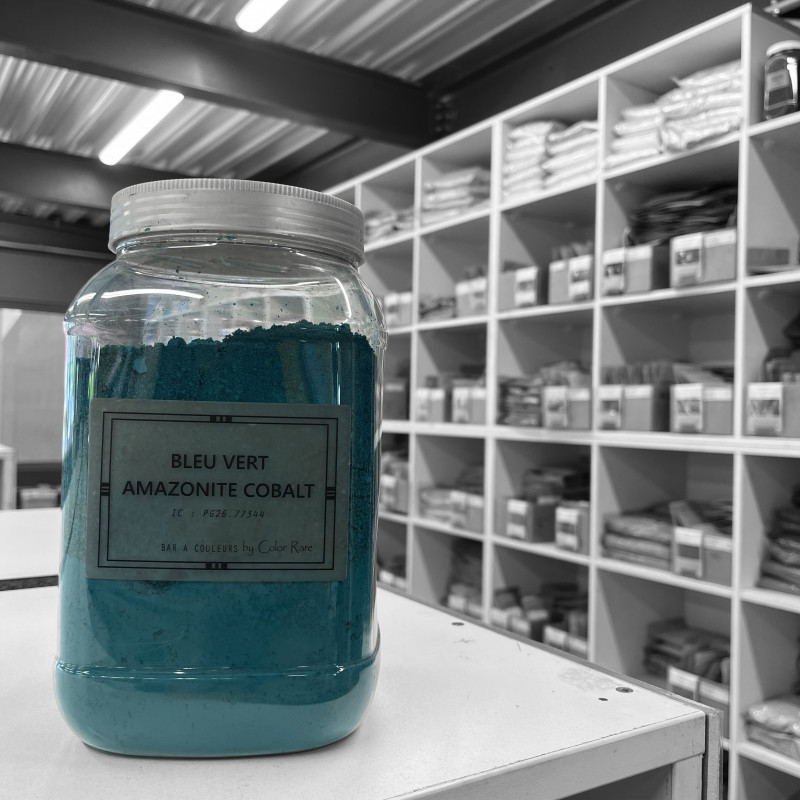 BLEU VERT AMAZONITE COBALT