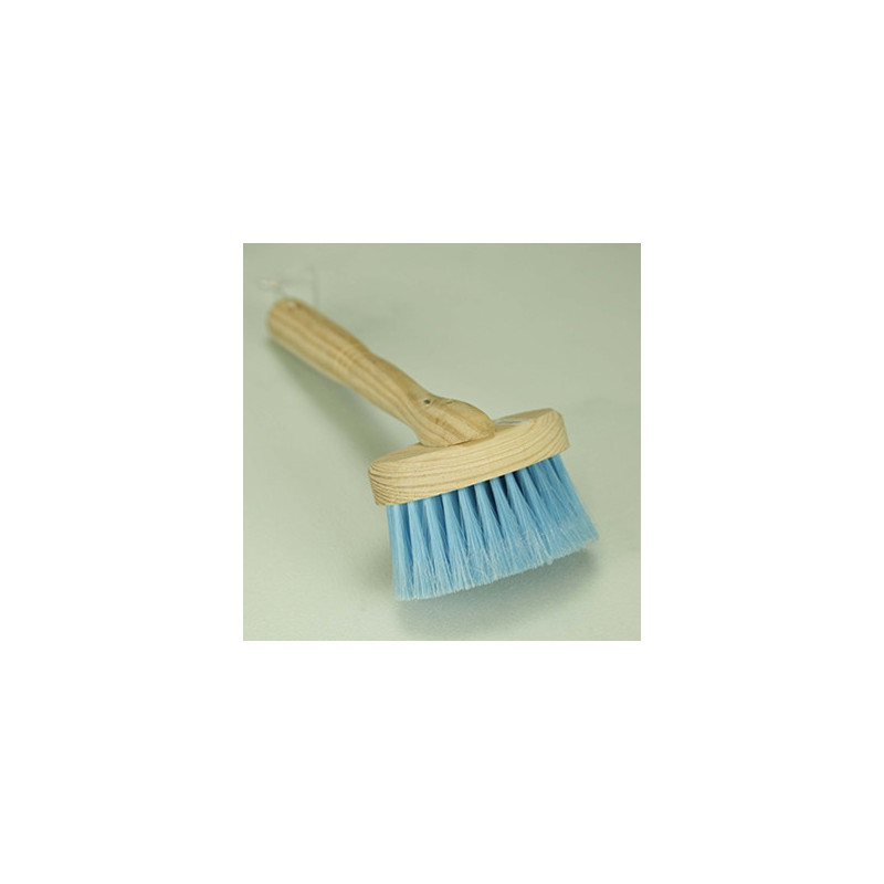 BROSSE PVC MANCHE BOIS - petit modèle